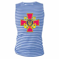 Майка-тельняшка Эмблема ВМСУ - PrintSalon