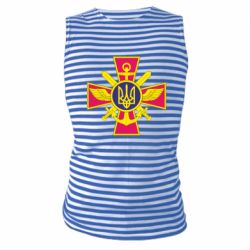 Майка-тельняшка Эмблема ВСУ - PrintSalon
