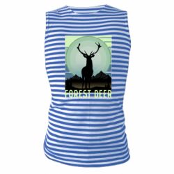 Майка-тельняшка Forest deer - PrintSalon