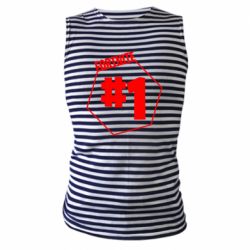 Майка-тельняшка Fortnight number 1 - PrintSalon