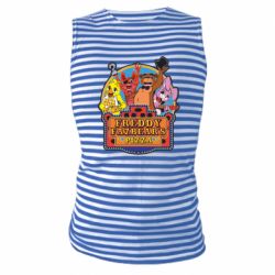 Майка-тельняшка Freddy Pizza - PrintSalon