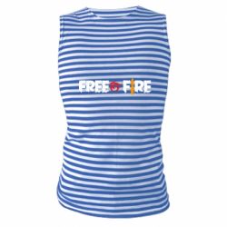 Майка-тільняшка Free fire and logo Garena - PrintSalon