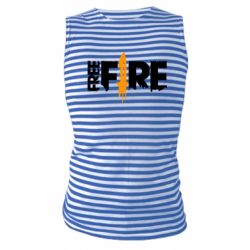 Майка-тільняшка Free Fire vertical logo - PrintSalon