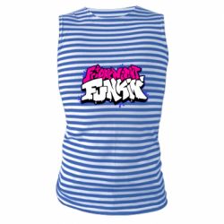 Майка-тельняшка Friday Night Funkin Logo - PrintSalon