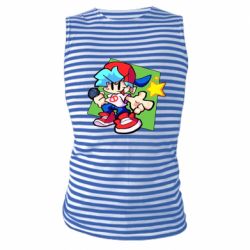 Майка-тельняшка Friday Night Funkin Star - PrintSalon