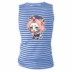 Майка-тельняшка Genshin Impact chibi Diona - PrintSalon