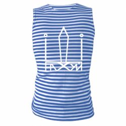 Майка-тельняшка Герб Украины иди - PrintSalon