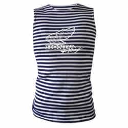 Майка-тельняшка Honda Racing art - PrintSalon