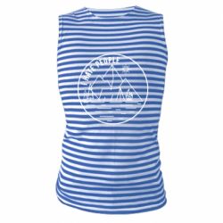 Майка-тельняшка I hate people - camper - PrintSalon