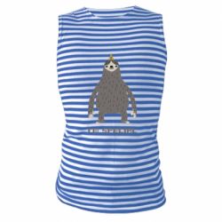 Майка-тельняшка I'm special Sloth - PrintSalon