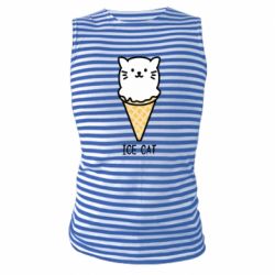 Майка-тельняшка Ice Cat - PrintSalon