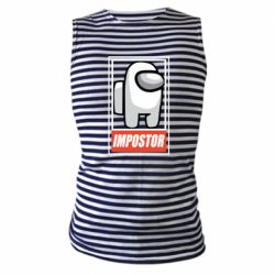 Майка-тельняшка Impostor AmongUs - PrintSalon