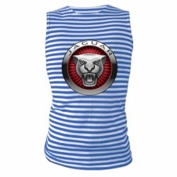 Майка-тельняшка Jaguar Logo circle - PrintSalon