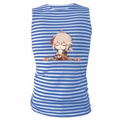 Майка-тільняшка Кадзуха з котом - PrintSalon