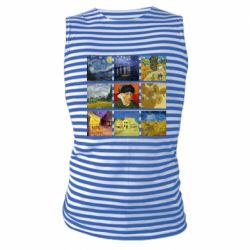 Майка-тельняшка Картины Ван Гога - PrintSalon