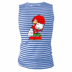 Майка-тельняшка Knuckles the Echidna - PrintSalon