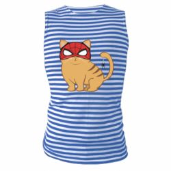 Майка-тельняшка Кот паук - PrintSalon