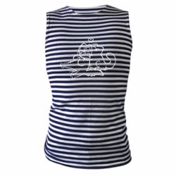 Майка-тельняшка Кот Саймона Любовь - PrintSalon