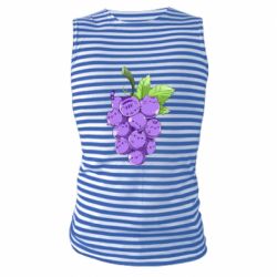 Майка-тельняшка Кот-виноград - PrintSalon