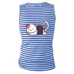 Майка-тельняшка Котик-суши - PrintSalon
