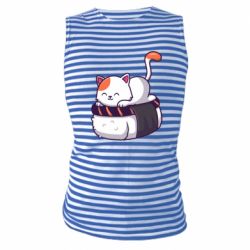 Майка-тельняшка Котик. Суши-кровать - PrintSalon