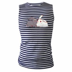 Майка-тельняшка Кролики Вэй и Лань - PrintSalon