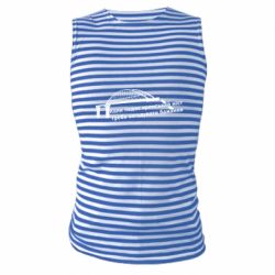 Майка-тельняшка Крымский мост и желание - PrintSalon