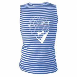 Майка-тельняшка Липкое Ахегао