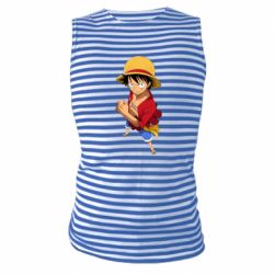 Майка-тельняшка Манки Д. Луффи - PrintSalon