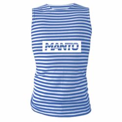 Майка-тельняшка Манто лого - PrintSalon