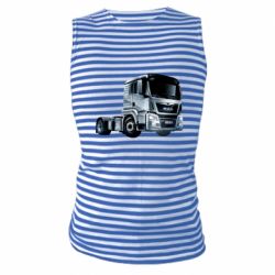 Майка-тельняшка MEN truck - PrintSalon