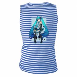 Майка-тельняшка Miku art - PrintSalon