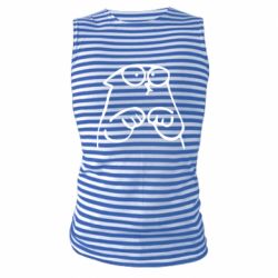 Майка-тельняшка Милый Кот Саймона - PrintSalon