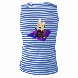 Майка-тельняшка Minecraft King - PrintSalon