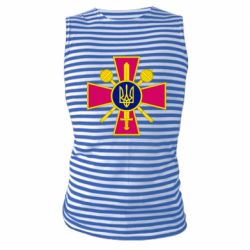 Майка-тельняшка Министерство обороны Украины - PrintSalon