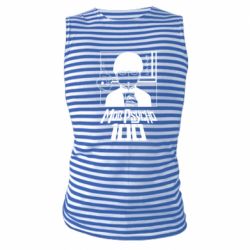 Майка-тельняшка Моб Психо 100 - PrintSalon