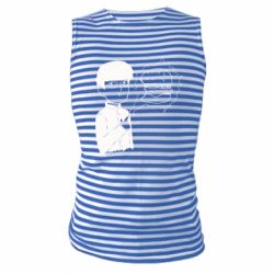 Майка-тільняшка Моб Психо та гамбургер