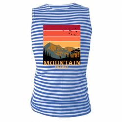 Майка-тельняшка Mountain travel - PrintSalon