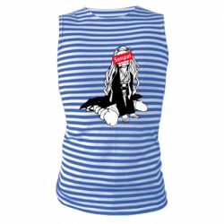 Майка-тельняшка Недзуко - сенпай - PrintSalon