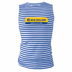 Майка-тельняшка New holland emblem - PrintSalon