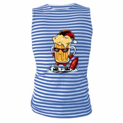 Майка-тельняшка New Year's beer