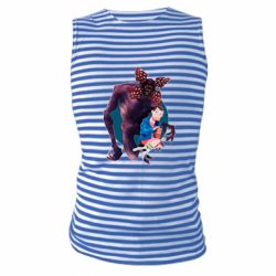 Майка-тельняшка ОСД Одиннадцать и Демогоргон - PrintSalon