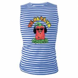 Майка-тельняшка Перец Эдисон и доллары - PrintSalon