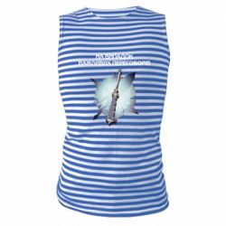 Майка-тельняшка Переговорная дубина - PrintSalon