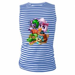 Майка-тельняшка Персонажи FNAF - PrintSalon