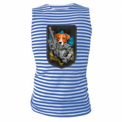 Майка-тельняшка Пес Патрон арт