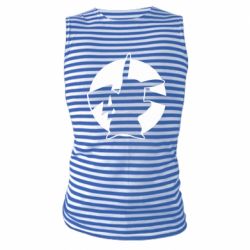 Майка-тільняшка Pikachu silhouette