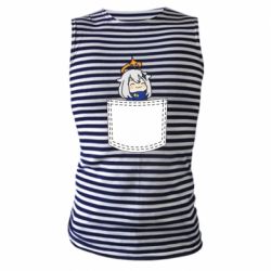 Майка-тельняшка Pocket Paimon - PrintSalon