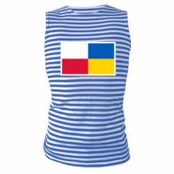 Майка-тельняшка Польша и Украина - PrintSalon