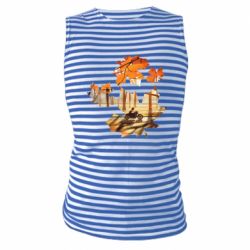 Майка-тельняшка Проезжая осень - PrintSalon